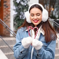 Talvised kõrvaklapid Woirroip, valge hind ja info | Naiste mütsid ja peapaelad | kaup24.ee