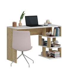 Письменный стол Asir Dardanos, белый/коричневый цена и информация | Компьютерные, письменные столы | kaup24.ee