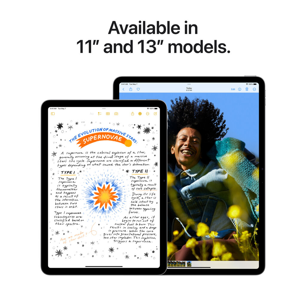iPad Air 11" M2 Wi-Fi 128GB - Starlight - MUWE3HC/A цена и информация | Tahvelarvutid | kaup24.ee