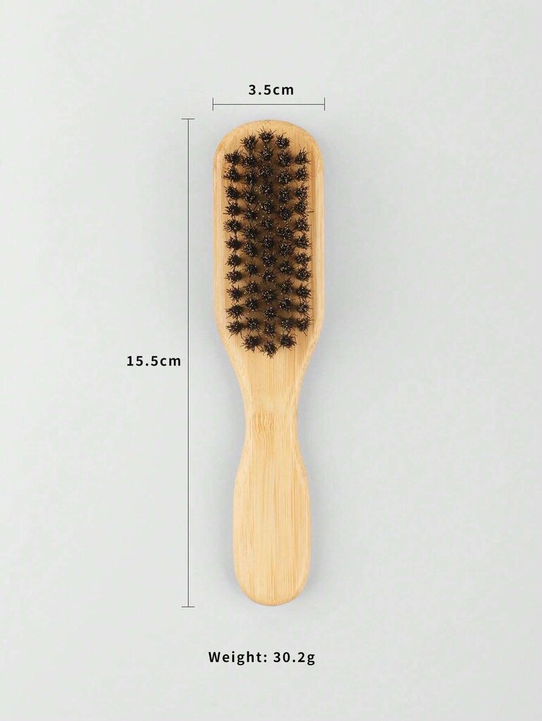 Naturaalne juuksehari Electronics LV-11, pruun, 1 tk цена и информация | Juukseharjad, kammid, juuksuri käärid | kaup24.ee