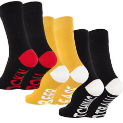 Хлопчатобумажные мужские носки, Vincent Creation®, 3 пары цена и информация | Meeste sokid | kaup24.ee
