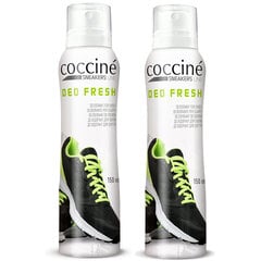 Jalanõude deodorant spordijalanõudele hõbeda nanoosakestega - Coccine Deo Fresh, 150 ml, 2 tk. hind ja info | Rõivaste ja jalatsite hooldus | kaup24.ee