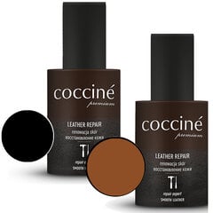 Renoveeriv nahavärv naturaalsele ja kunstnahale - Coccine Leather Repair (must, konjak), 10 ml hind ja info | Rõivaste ja jalatsite hooldus | kaup24.ee