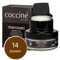 Kreem käsnaga siledale nahale Coccine Cream Elegance, pruun, 50 ml + Poleerimishari naturaalsete hobusejõhvidega, 16 cm цена и информация | Rõivaste ja jalatsite hooldus | kaup24.ee