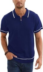 Мужская рубашка поло Remxi, синяя цена и информация | Meeste T-särgid | kaup24.ee