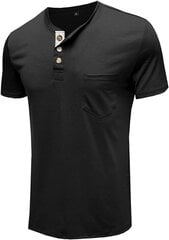 Мужская футболка Cooleep, черная цена и информация | Мужские футболки | kaup24.ee