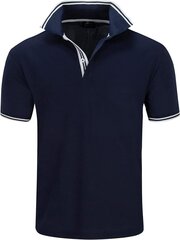 Мужская рубашка поло Lldress, синяя цена и информация | Мужские футболки | kaup24.ee