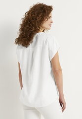 Cellbes naiste linane pluus LISETTE, valge hind ja info | Naiste pluusid, särgid | kaup24.ee