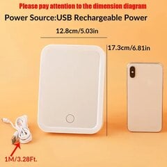 Зеркало с USB-зарядкой и LED-подсветкой от Deal цена и информация | Зеркала | kaup24.ee