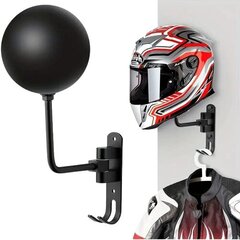 Держатель для шлема Deal, черный, 1 шт. цена и информация | Принадлежности для мотоциклов | kaup24.ee