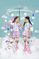 Цветные носки Pug цена и информация | Носки, колготки для девочек | kaup24.ee