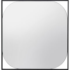 Настенное зеркало Bonita Black, 81x81 см цена и информация | Зеркала | kaup24.ee
