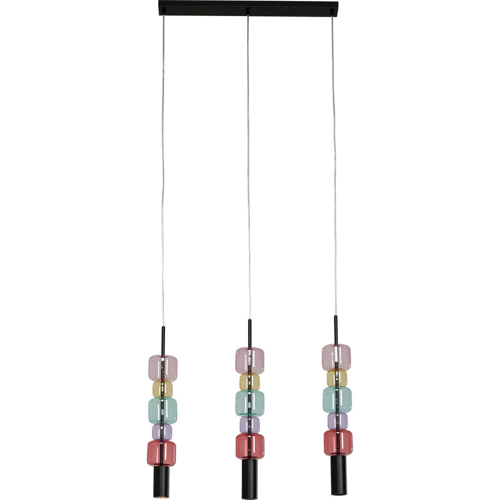 Ripplamp "Candy", mitmevärviline, 70 cm цена и информация | Rippvalgustid | kaup24.ee