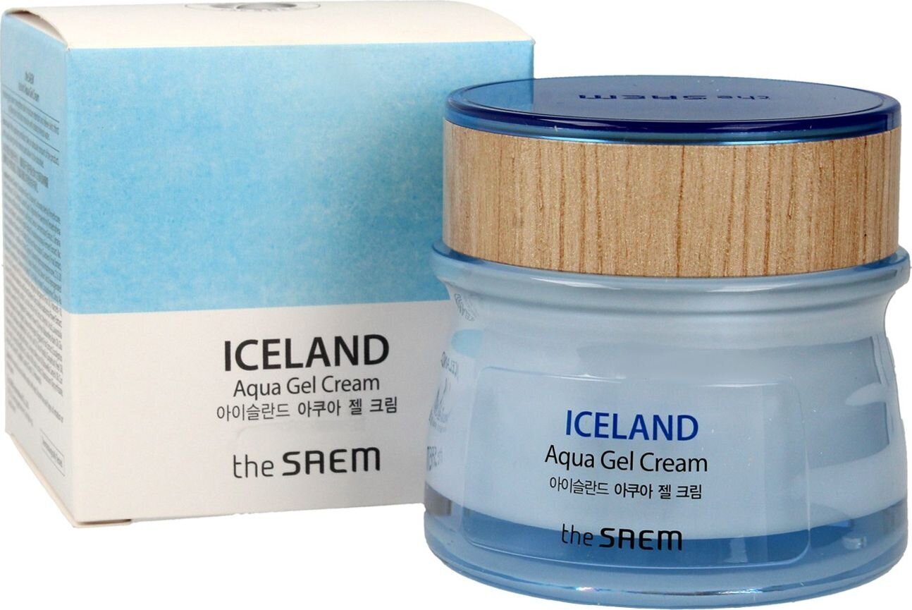 Geeljas näokreem The Saem Iceland Aqua, 60 ml цена и информация | Näokreemid | kaup24.ee