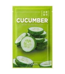 Leht-näomask The Saem Natural Cucumber, 21 ml hind ja info | Näomaskid, silmamaskid | kaup24.ee