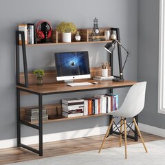 Письменный стол Asir Majestic, коричневый цена и информация | Компьютерные, письменные столы | kaup24.ee