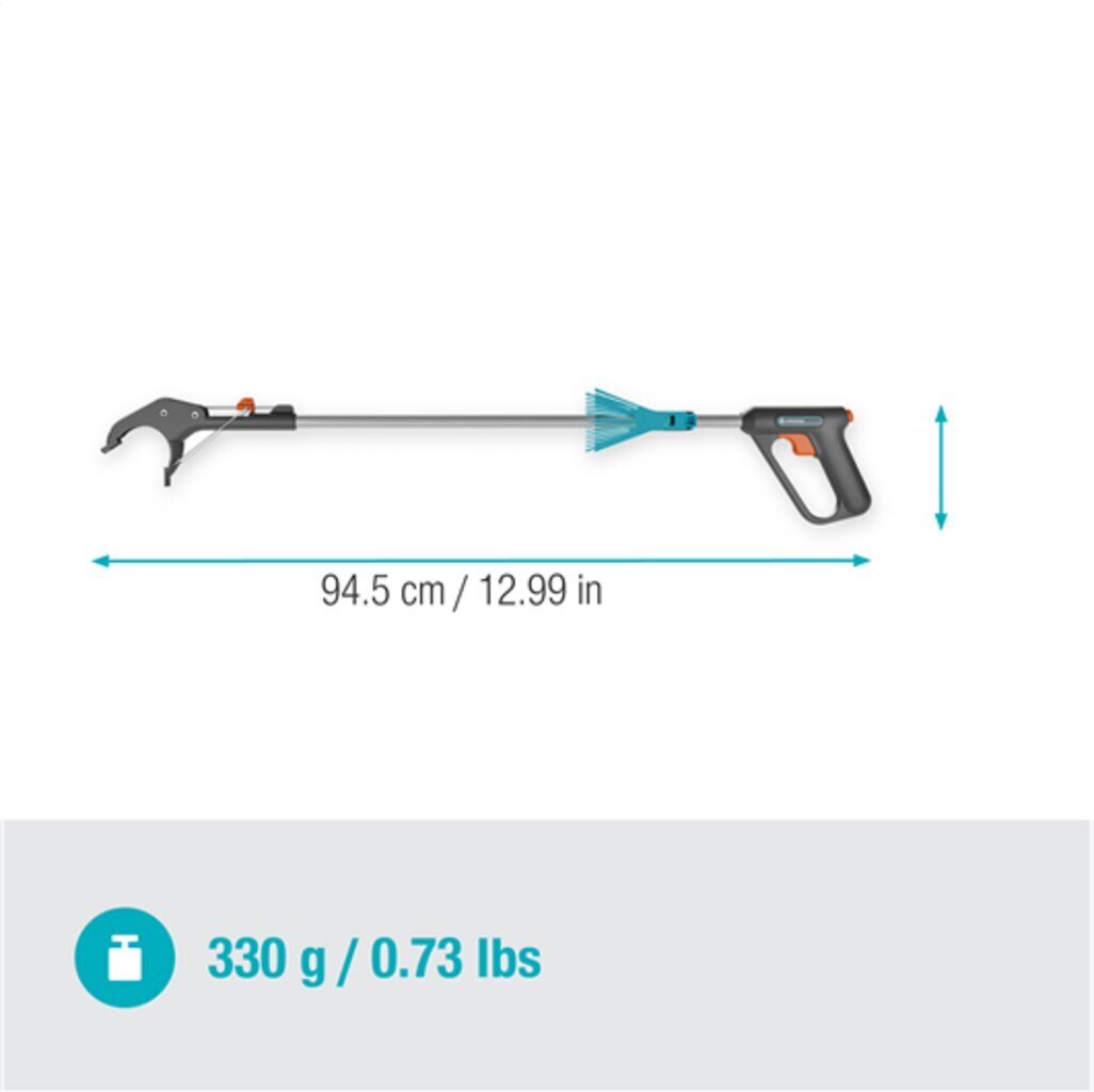 Multifunktsionaalne prügihaarats Gardena 4 in 1 11700-20 hind ja info | Aiatööriistad | kaup24.ee