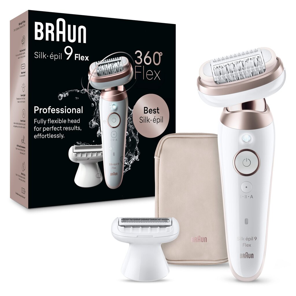 Braun SES9-030 3D Silk-Epil 9 Flex hind ja info | Epilaatorid, raseerijad | kaup24.ee