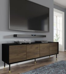 ТВ столик Homlando Sherwood, черный/коричневый цена и информация | Тумбы под телевизор | kaup24.ee