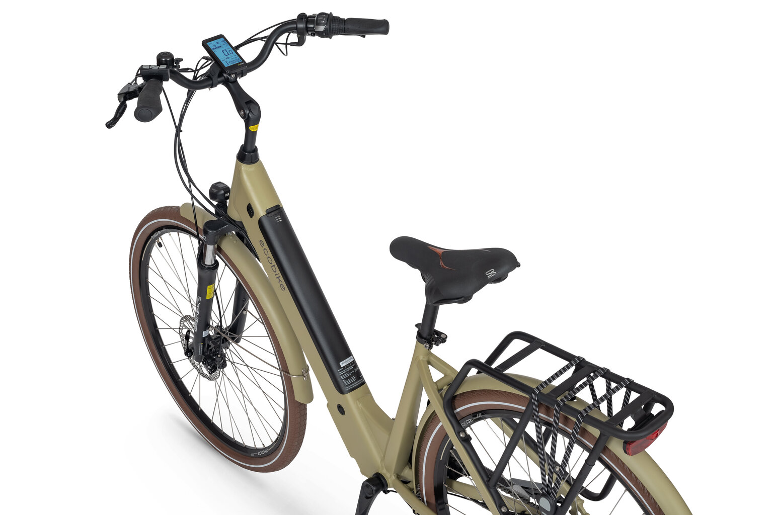 Elektrijalgratas EcoBike X-City Cappuccino 28", pruun hind ja info | Elektrirattad | kaup24.ee