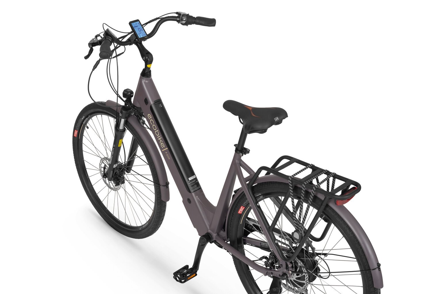 Elektrijalgratas EcoBike X-City Coffee 28", pruun hind ja info | Elektrirattad | kaup24.ee