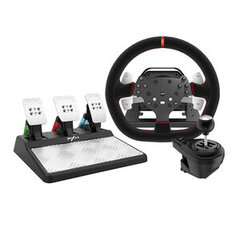 Gaming Wheel PXN-V10 V2 (PC / PS3 / PS4 / XBOX ONE / SWITCH) цена и информация | Регуляторы | kaup24.ee