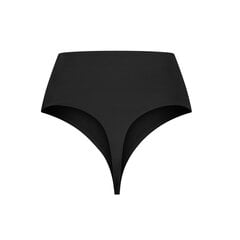 Легкие компрессионные бесшовные моделирующие трусики-стринги INVISIBLE MW THONG BLACK BB1649 цена и информация | Bye Bra Одежда, обувь и аксессуары | kaup24.ee