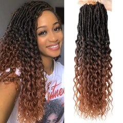 Накладные волосы Deep Faux Locs, 24 дюйма, 6 штук (T30) цена и информация | Аксессуары для волос | kaup24.ee