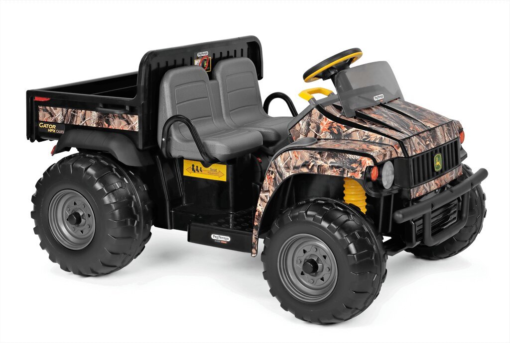 Laste kahekohaline elektriauto Peg Perego John Deere Gator Camo 12V/350W hind ja info | Laste elektriautod | kaup24.ee