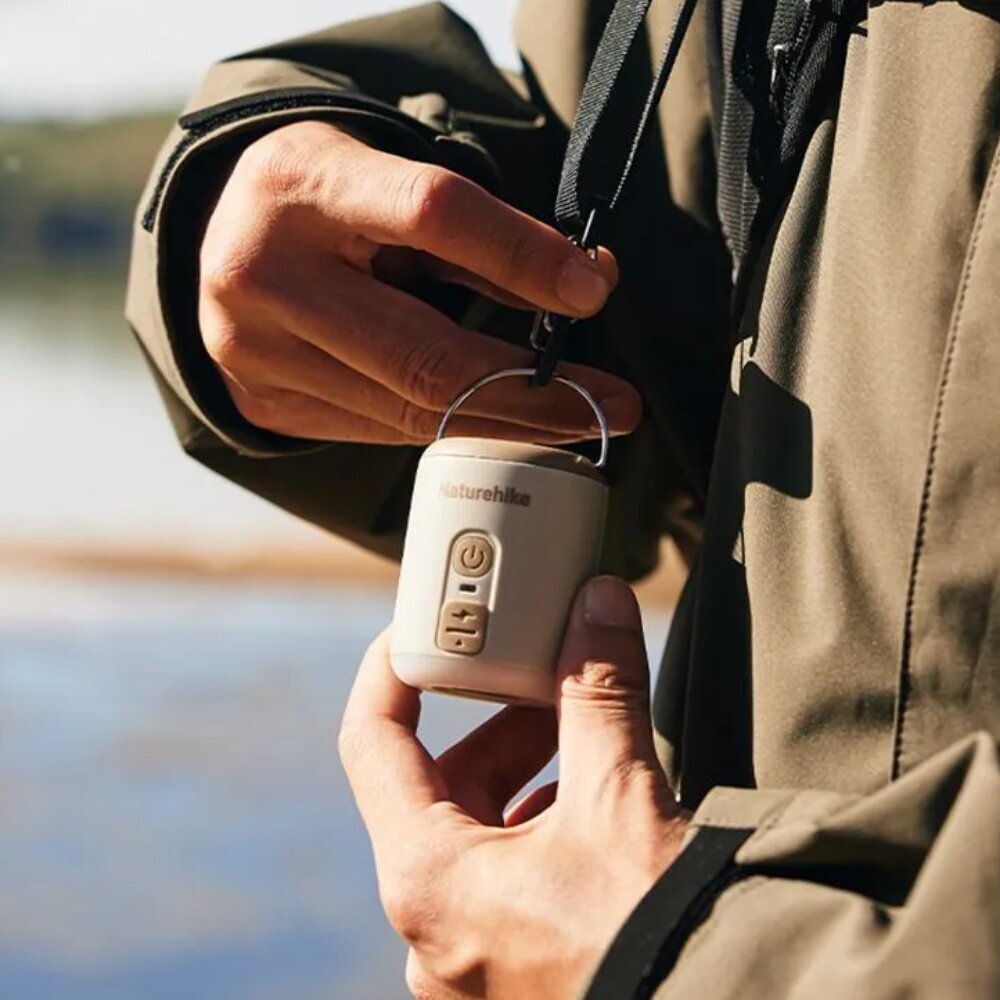 Naturehike Wind-Mini multifunktsionaalne USB kaasaskantav madratsi õhupump + taskulamp цена и информация | Matkamadratsid, matkamatid | kaup24.ee