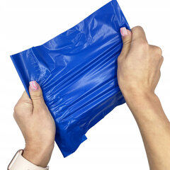 Курьерский конверт на клейкой ленте, синий, 190х250мм, 55 мм, Omimar, 50 шт. цена и информация | Смягчает воду и защищает Вашу посудомоечную машину от извести. | kaup24.ee