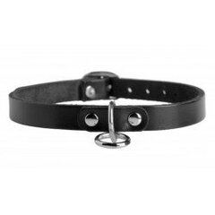 Unisex nahnast choker O-rõngaga hind ja info | BDSM ja fetish | kaup24.ee