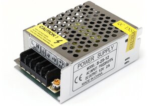 Modulaarne toiteallikas 12V 25W 2A IP20 hind ja info | Toiteplokid | kaup24.ee