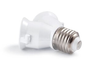 Адаптер для LED ламп - переходник с цоколя E27 на двойной цоколь E27 цена и информация | Выключатели, розетки | kaup24.ee