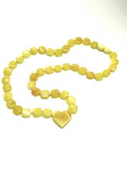 Колье сердце из желтого янтаря, Amber Storm цена и информация | Украшения на шею | kaup24.ee