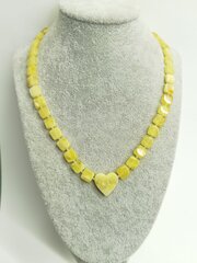Колье сердце из желтого янтаря, Amber Storm цена и информация | Украшения на шею | kaup24.ee
