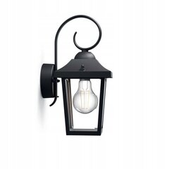 Настенный светильник Philips для сада, черный E27 цена и информация | Уличное освещение | kaup24.ee