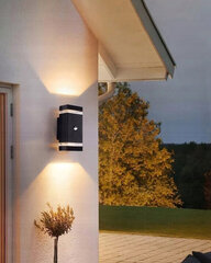 Настенный светильник Masterled для наружного освещения, черный цена и информация | Уличное освещение | kaup24.ee