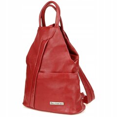 Кожаный женский рюкзак Baltimore, красный цена и информация | Женские сумки | kaup24.ee