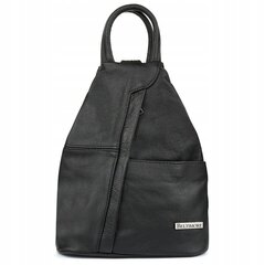 Кожаный женский рюкзак Baltimore, черный цена и информация | Женские сумки | kaup24.ee