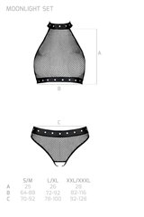 Комплект сексуального нижнего белья Passion Moonlight, S/M цена и информация | Сексуальное женское белье | kaup24.ee