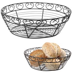 Круглая декоративная проволочная корзина для подачи хлеба - Hendi 425862 цена и информация | Столовые и кухонные приборы | kaup24.ee