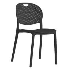 Обеденный стул, черный цена и информация | Стулья для кухни и столовой | kaup24.ee