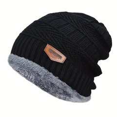 Smurf Мужская зимняя шапка, черный цена и информация | Мужские шарфы, шапки, перчатки | kaup24.ee