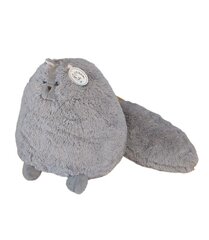 Плюшевая игрушка-подушка "Серый кот Fancy" Toys1, 45 см цена и информация | Мягкие игрушки | kaup24.ee