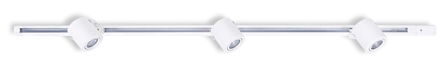 Steka Cubo komplekt LED rööpmelamp GU10 x3 + rööpmel 1,5m - valge цена и информация | Laelambid | kaup24.ee