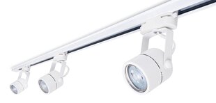 Steka Violet LED светильник на рейку GU10 x3 + шинопровод 1,5м комплект - Белый цена и информация | Потолочные светильники | kaup24.ee