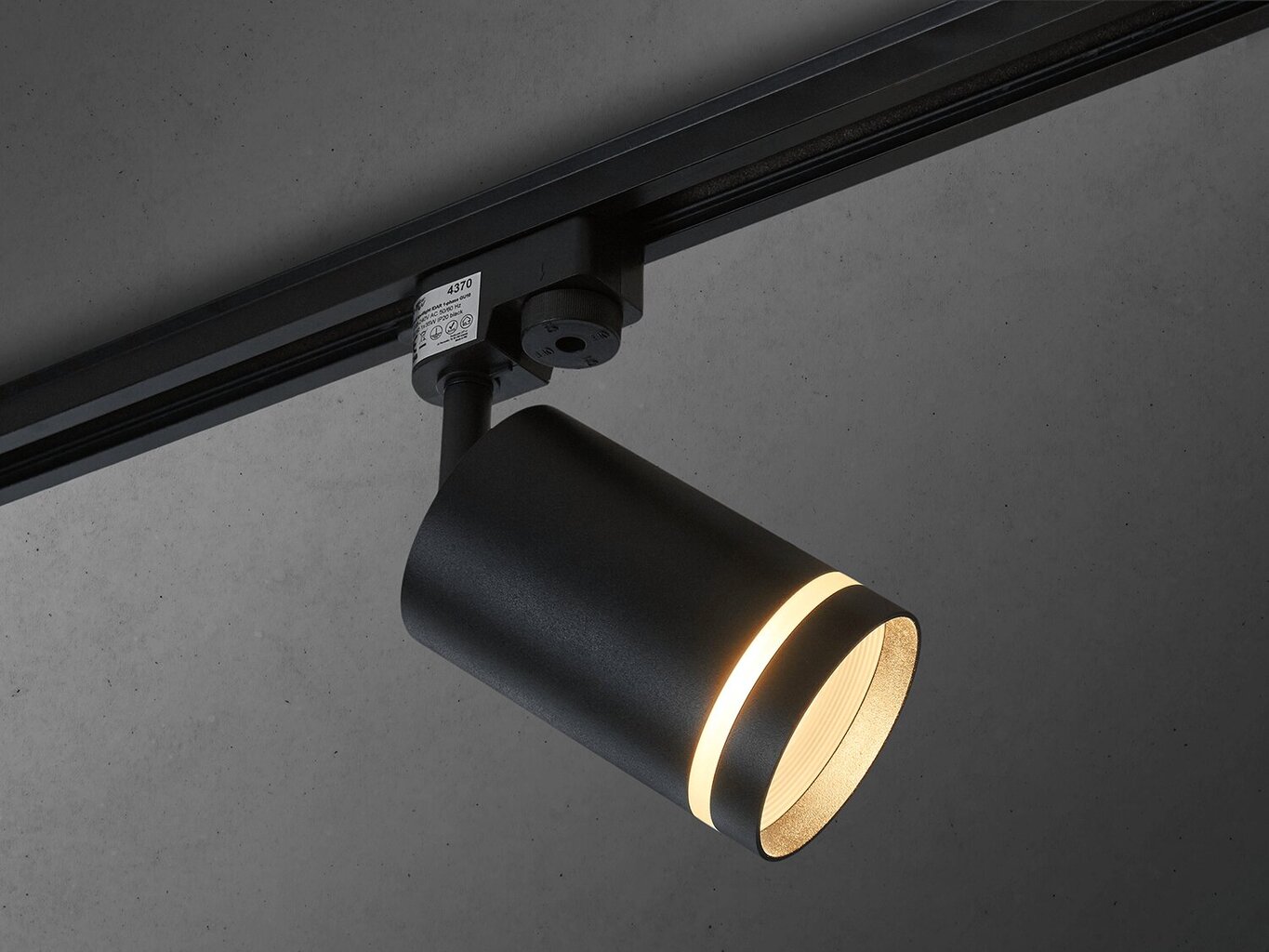 Steka Ring komplekt LED GU10 x3 rööpmelamp + 1,5m rööpmelkaabel - must hind ja info | Laelambid | kaup24.ee