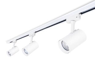 Трековый светильник Steka Ductus kit White LED GU10 x3 rail lamp + 1.5 м busbar -White цена и информация | Потолочные светильники | kaup24.ee
