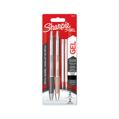 sharpie, гелевая ручка s-gel metal, черная, 2 шт, 0,7 мм, + 2 заправки цена и информация | Письменные принадлежности | kaup24.ee